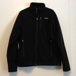 Patagonia Fleece Full Zip Men’s Small Jacket Black